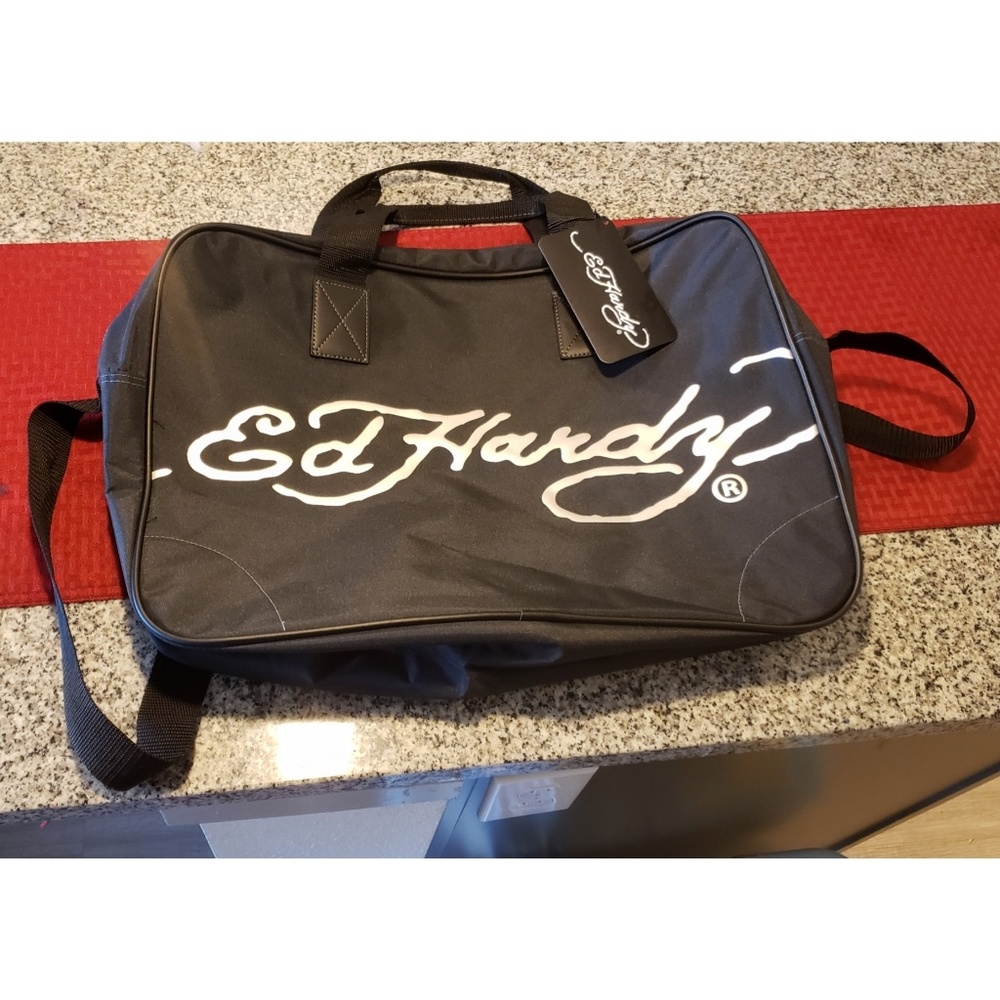 Ed Hardy carrying bag.